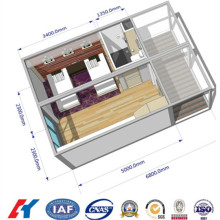 Estructura de acero Movable Living Flat Pack House (KXD-CH29)